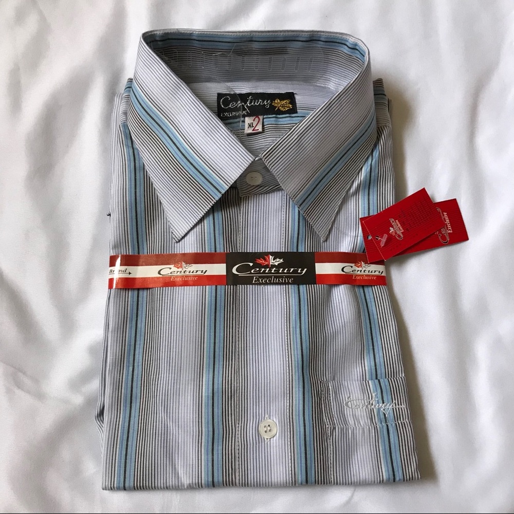 NWT Century Exclusive short sleeve shirt in XXL